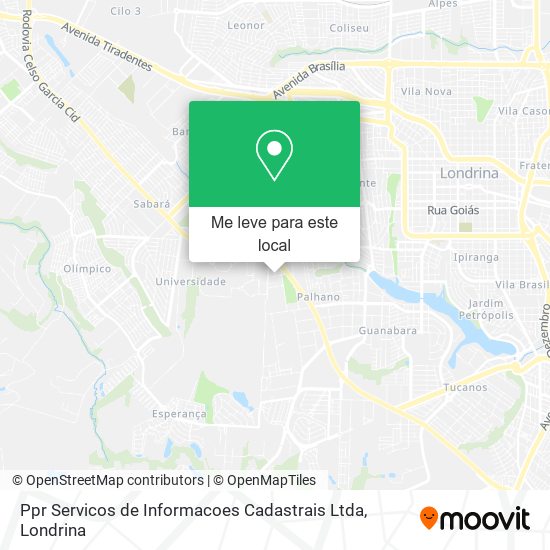 Ppr Servicos de Informacoes Cadastrais Ltda mapa