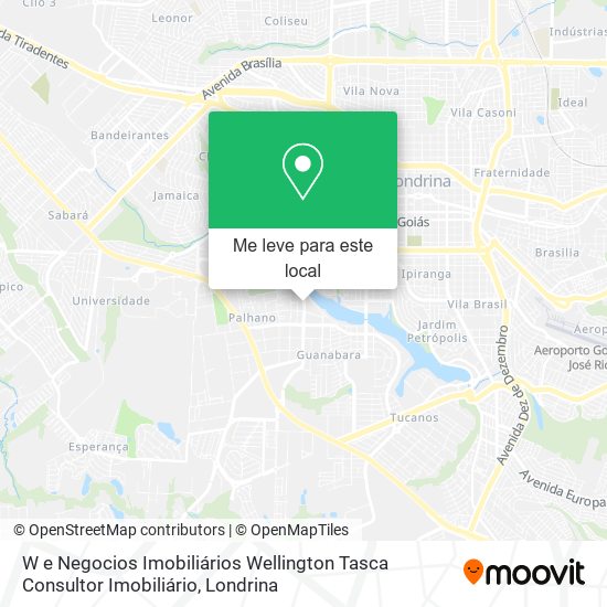 W e Negocios Imobiliários Wellington Tasca Consultor Imobiliário mapa