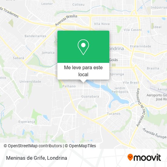 Meninas de Grife mapa