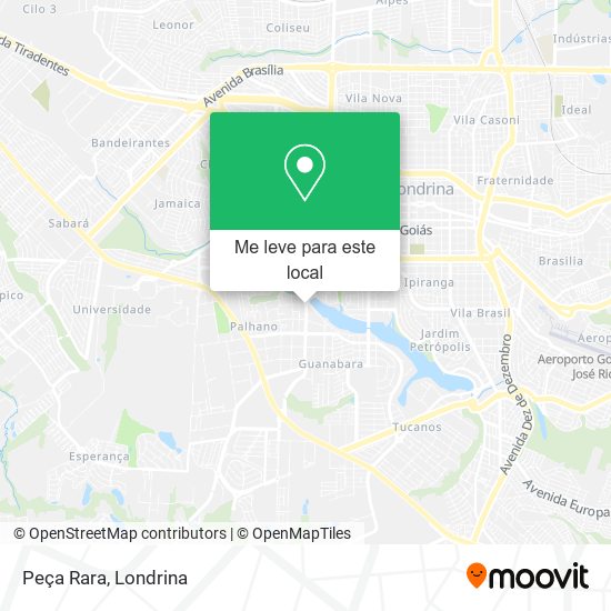 Peça Rara mapa