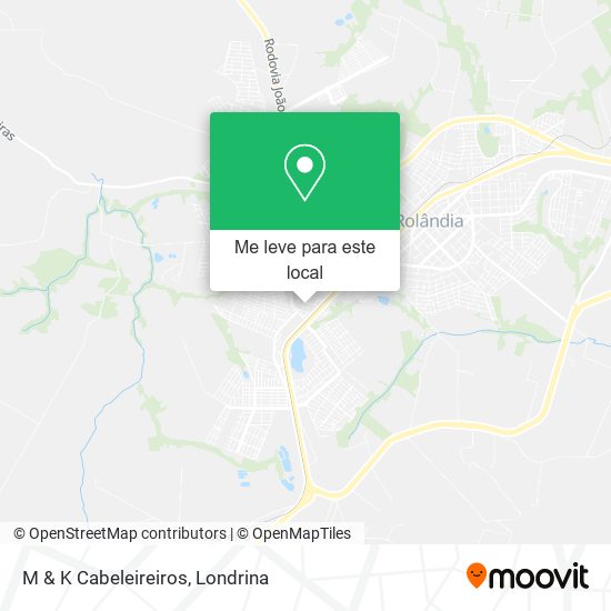 M & K Cabeleireiros mapa
