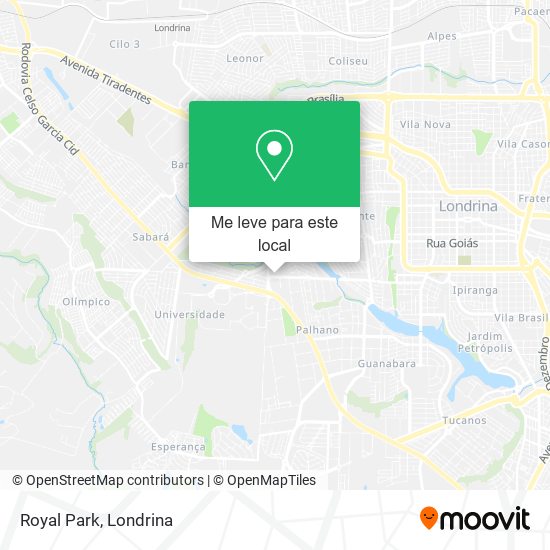 Royal Park mapa