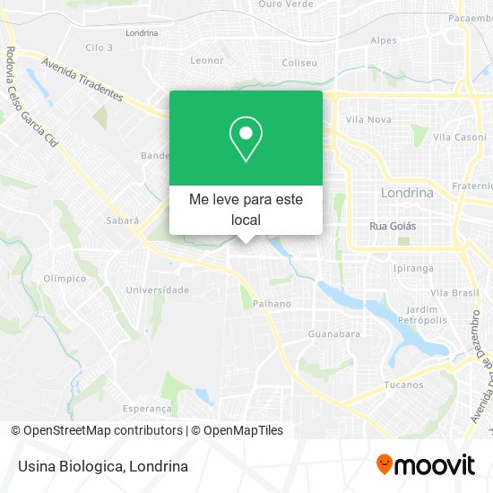 Usina Biologica mapa