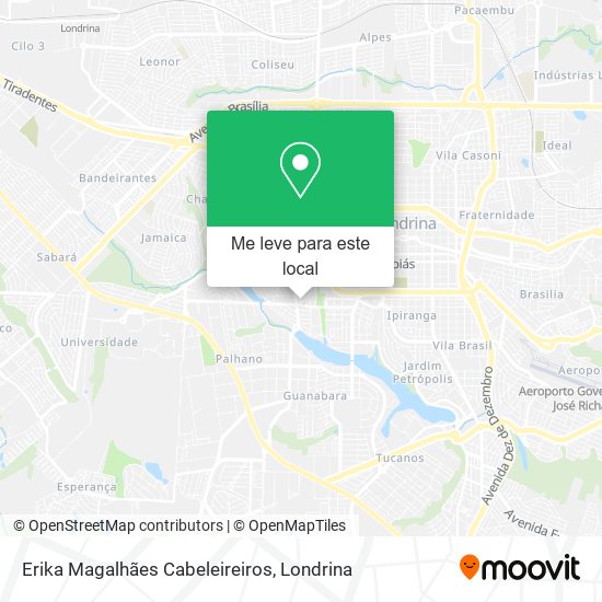 Erika Magalhães Cabeleireiros mapa
