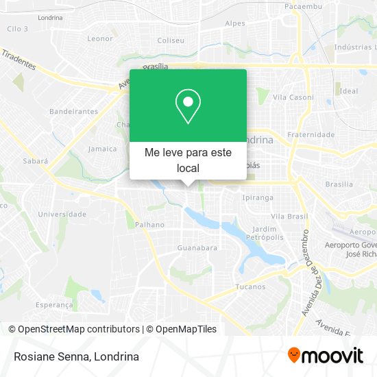 Rosiane Senna mapa