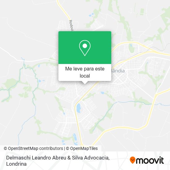 Delmaschi Leandro Abreu & Silva Advocacia mapa