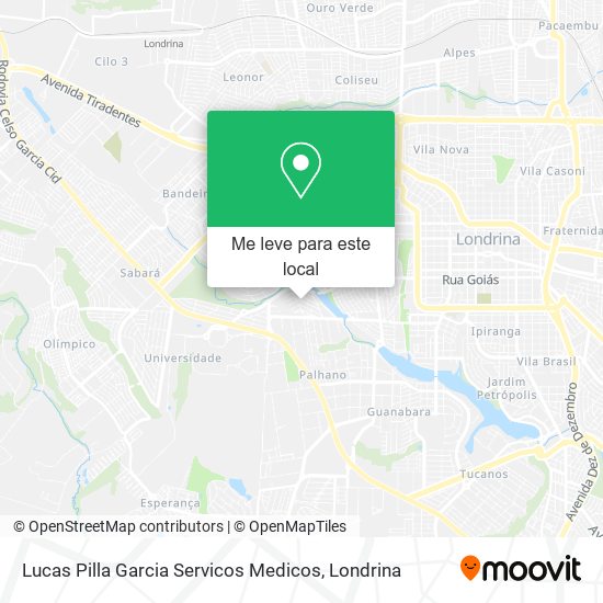 Lucas Pilla Garcia Servicos Medicos mapa