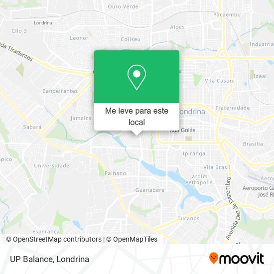 UP Balance mapa