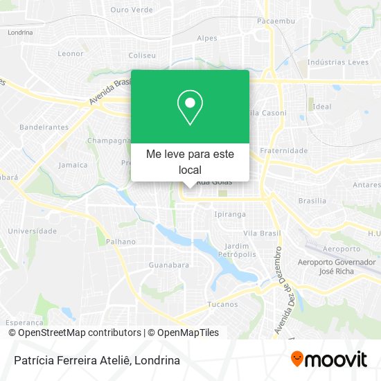 Patrícia Ferreira Ateliê mapa