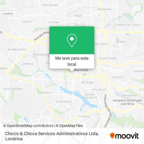 Chicco & Chicca Servicos Administrativos Ltda mapa