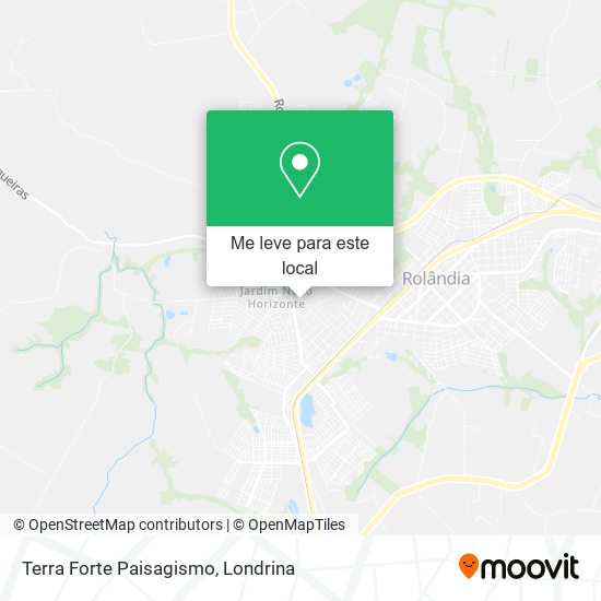 Terra Forte Paisagismo mapa