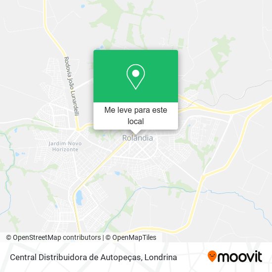 Central Distribuidora de Autopeças mapa