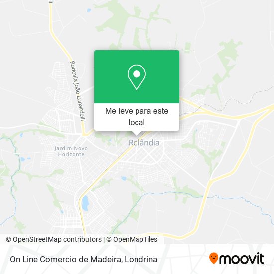 On Line Comercio de Madeira mapa