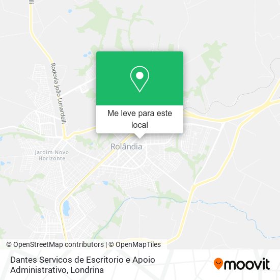 Dantes Servicos de Escritorio e Apoio Administrativo mapa