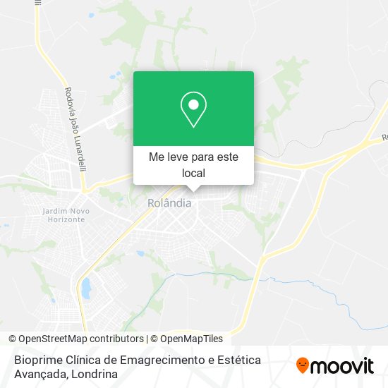 Bioprime Clínica de Emagrecimento e Estética Avançada mapa