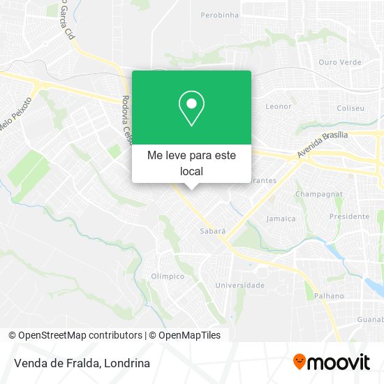 Venda de Fralda mapa