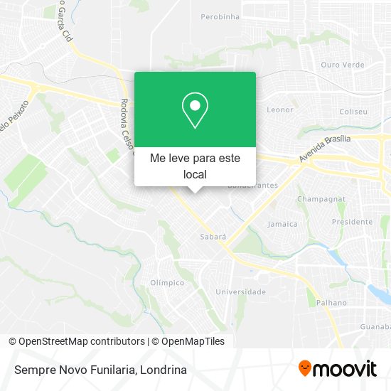 Sempre Novo Funilaria mapa