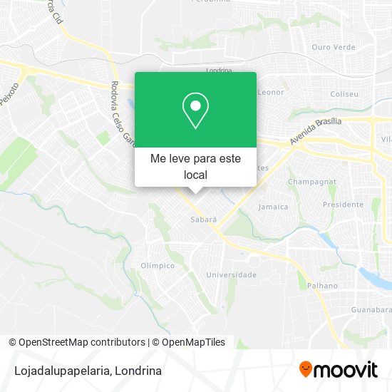 Lojadalupapelaria mapa