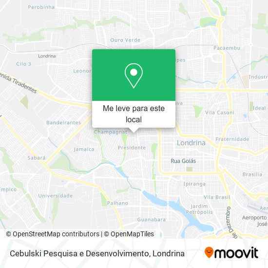 Cebulski Pesquisa e Desenvolvimento mapa