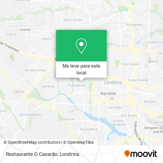 Restaurante O Casarão mapa
