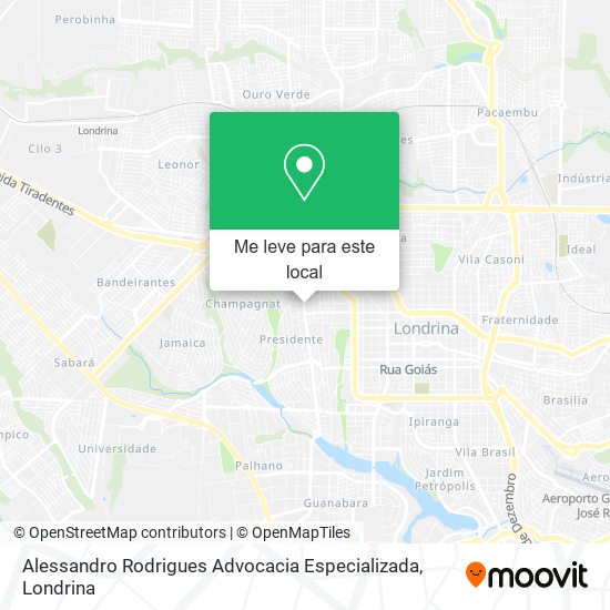 Alessandro Rodrigues Advocacia Especializada mapa