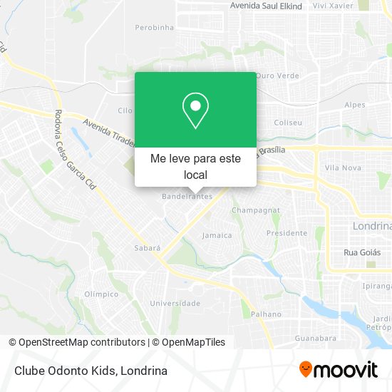 Clube Odonto Kids mapa