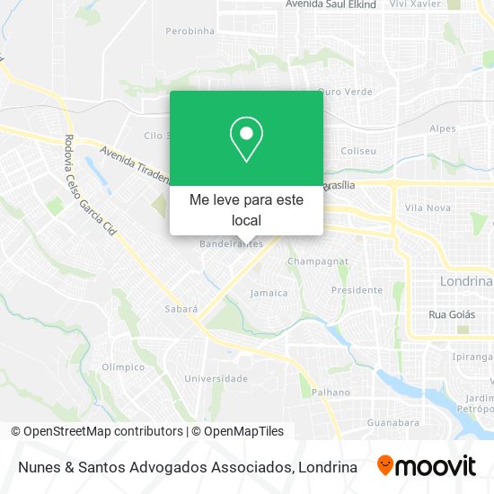 Nunes & Santos Advogados Associados mapa