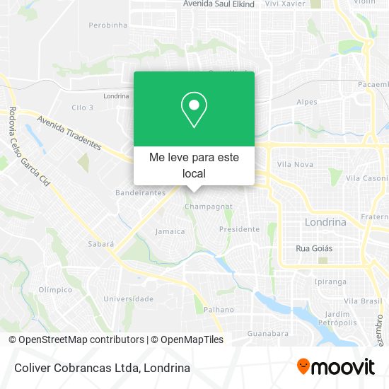 Coliver Cobrancas Ltda mapa