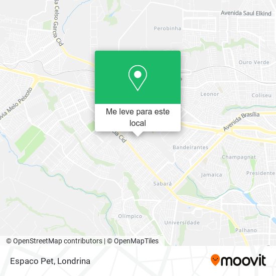 Espaco Pet mapa