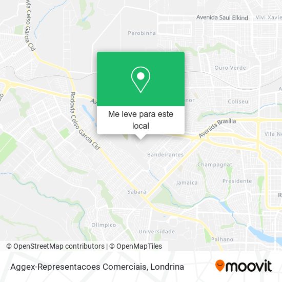 Aggex-Representacoes Comerciais mapa