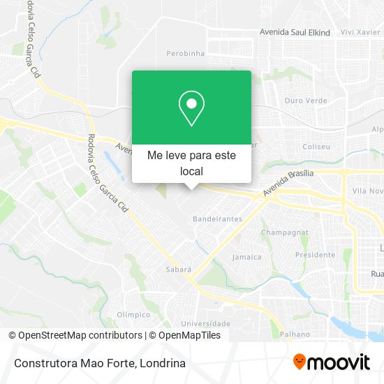 Construtora Mao Forte mapa