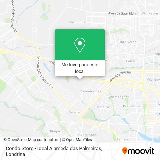 Condo Store - Ideal Alameda das Palmeiras mapa