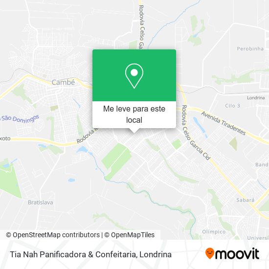 Tia Nah Panificadora & Confeitaria mapa