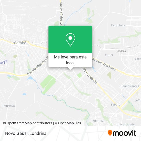 Novo Gas II mapa