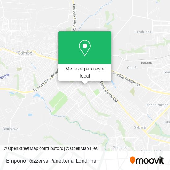 Emporio Rezzerva Panetteria mapa