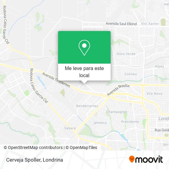 Cerveja Spoller mapa
