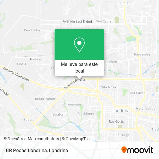 BR Pecas Londrina mapa
