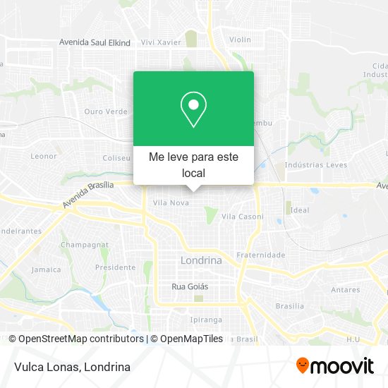 Vulca Lonas mapa