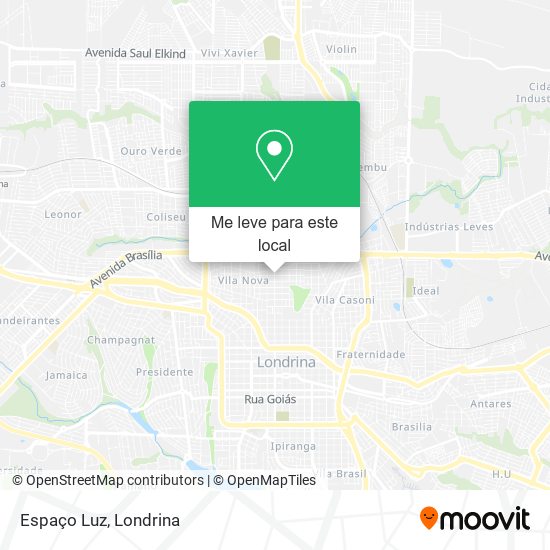 Espaço Luz mapa