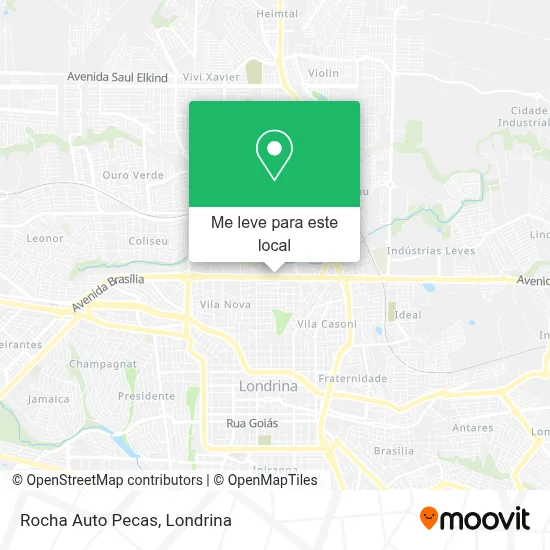 Rocha Auto Pecas mapa