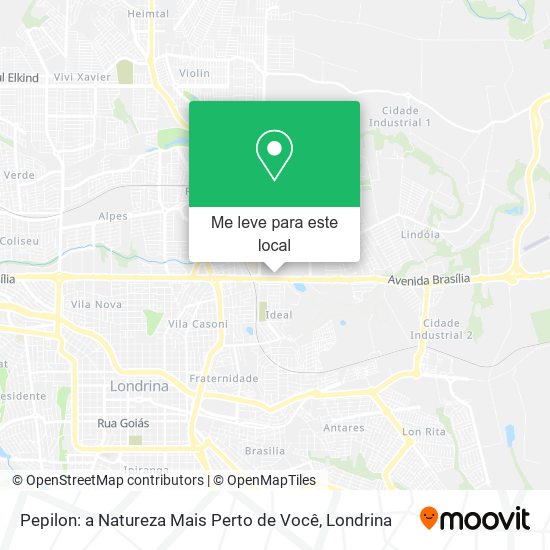 Pepilon: a Natureza Mais Perto de Você mapa