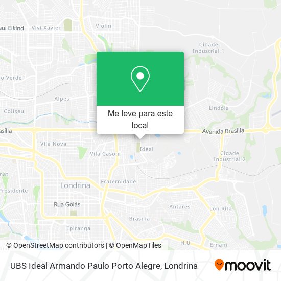 UBS Ideal Armando Paulo Porto Alegre mapa