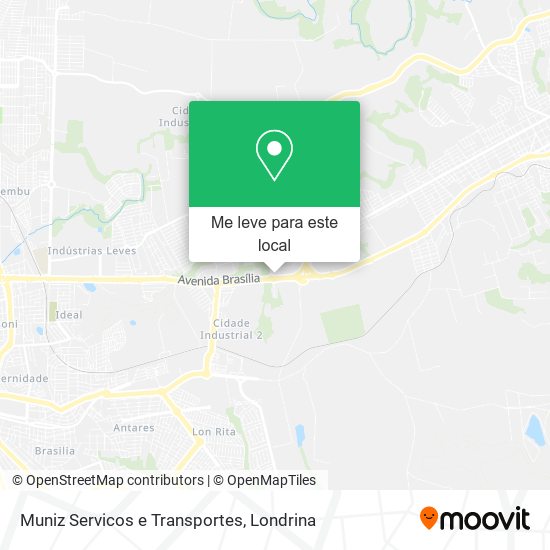 Muniz Servicos e Transportes mapa