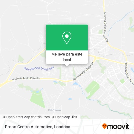 Probo Centro Automotivo mapa
