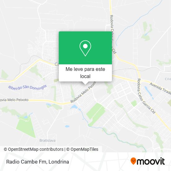 Radio Cambe Fm mapa