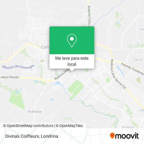 Divina's Coiffeurs mapa