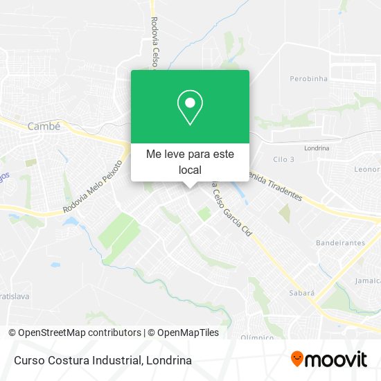 Curso Costura Industrial mapa