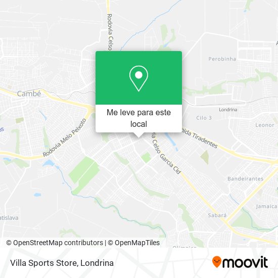 Villa Sports Store mapa