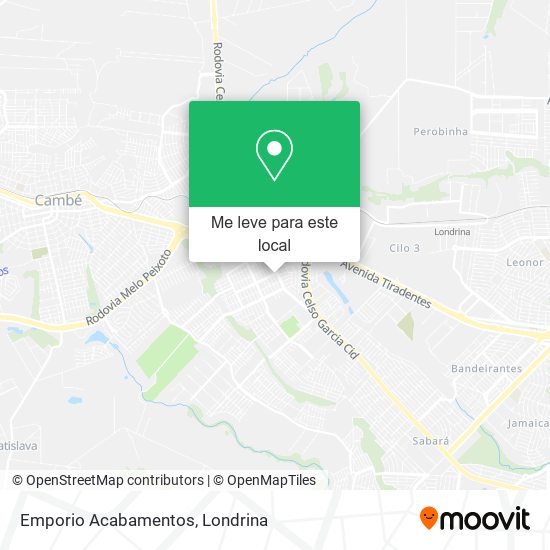 Emporio Acabamentos mapa