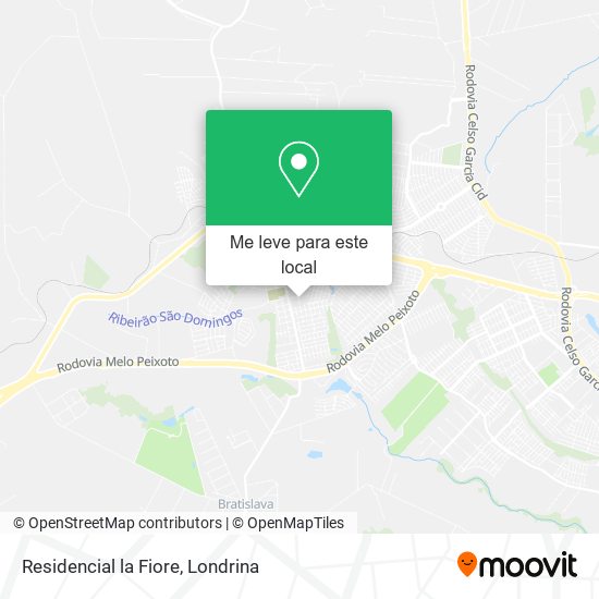 Residencial la Fiore mapa